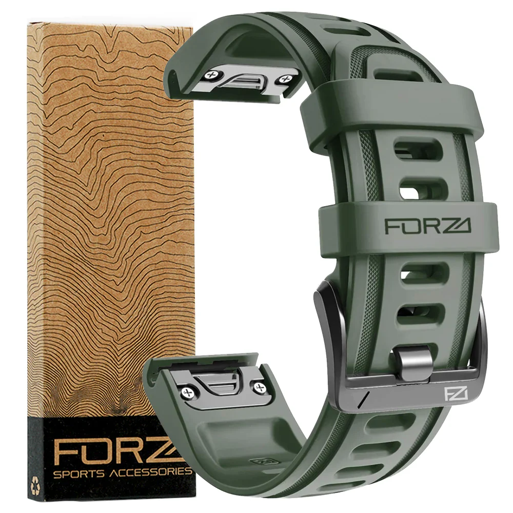 Forza Elite 20mm Quick Release Strap for Garmin Fenix 7S/6S/5S/Instinct 2S & More - Image 2