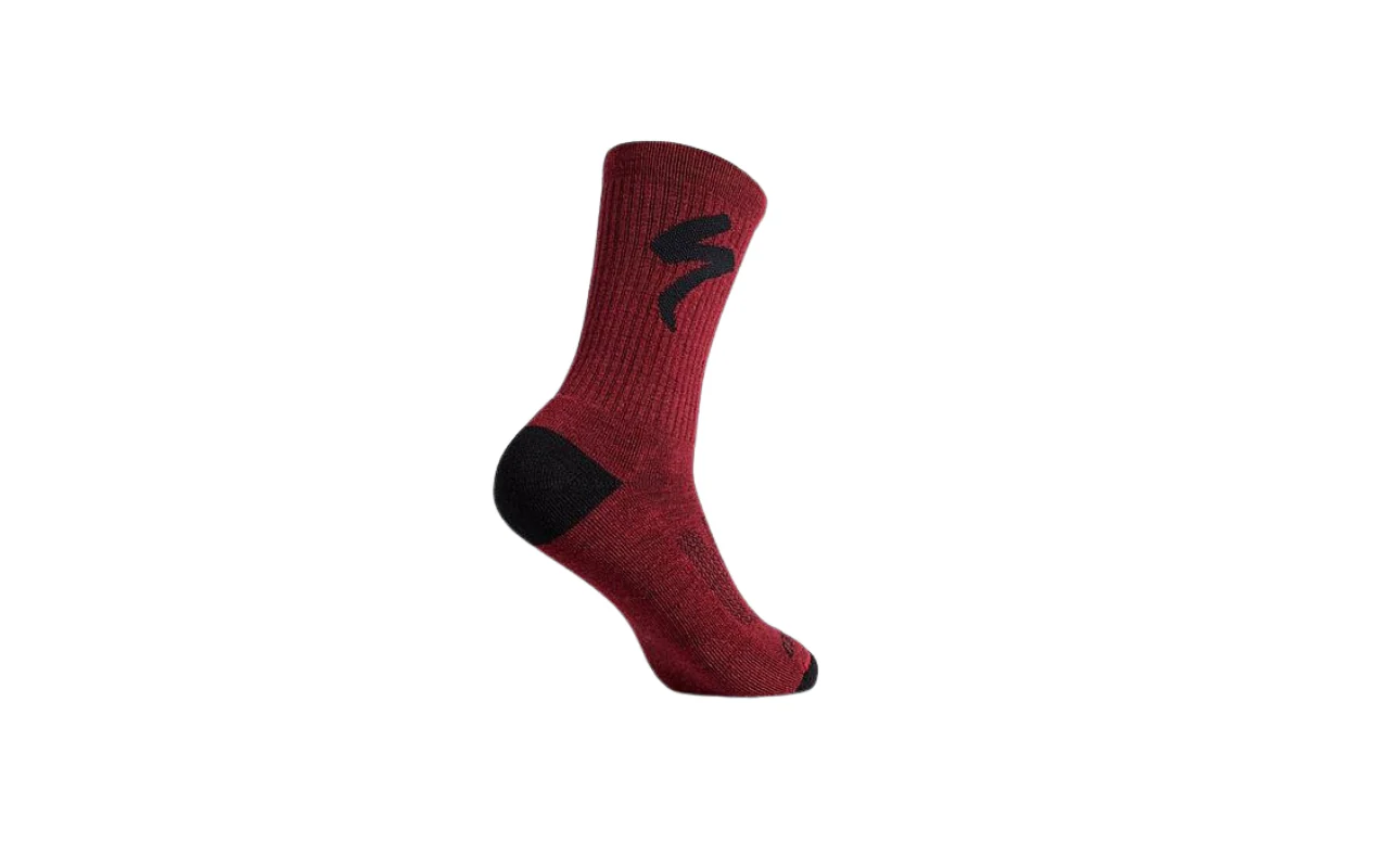 Merino Midweight Tall Logo Socks - Image 2