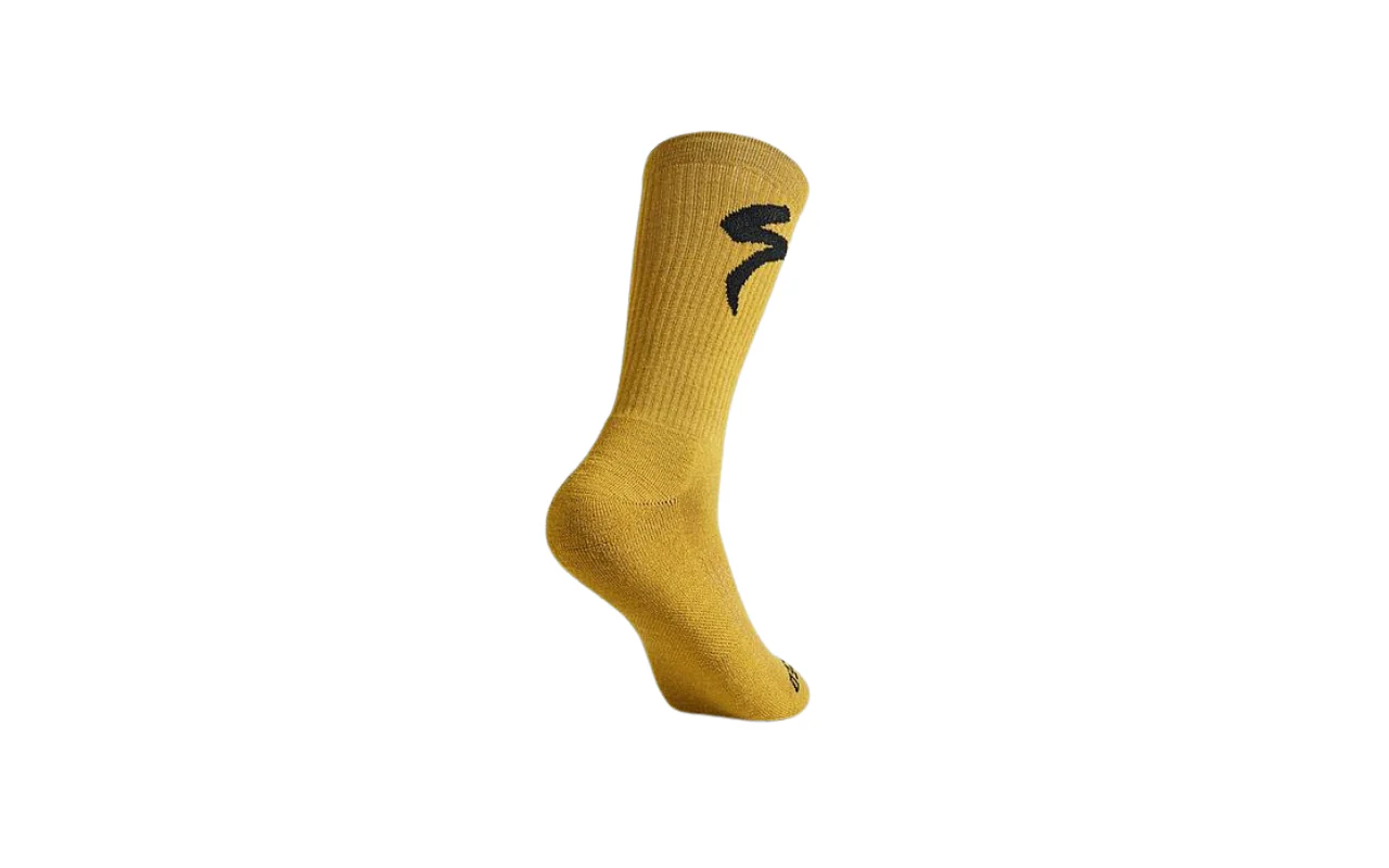 Merino Midweight Tall Logo Socks - Image 3