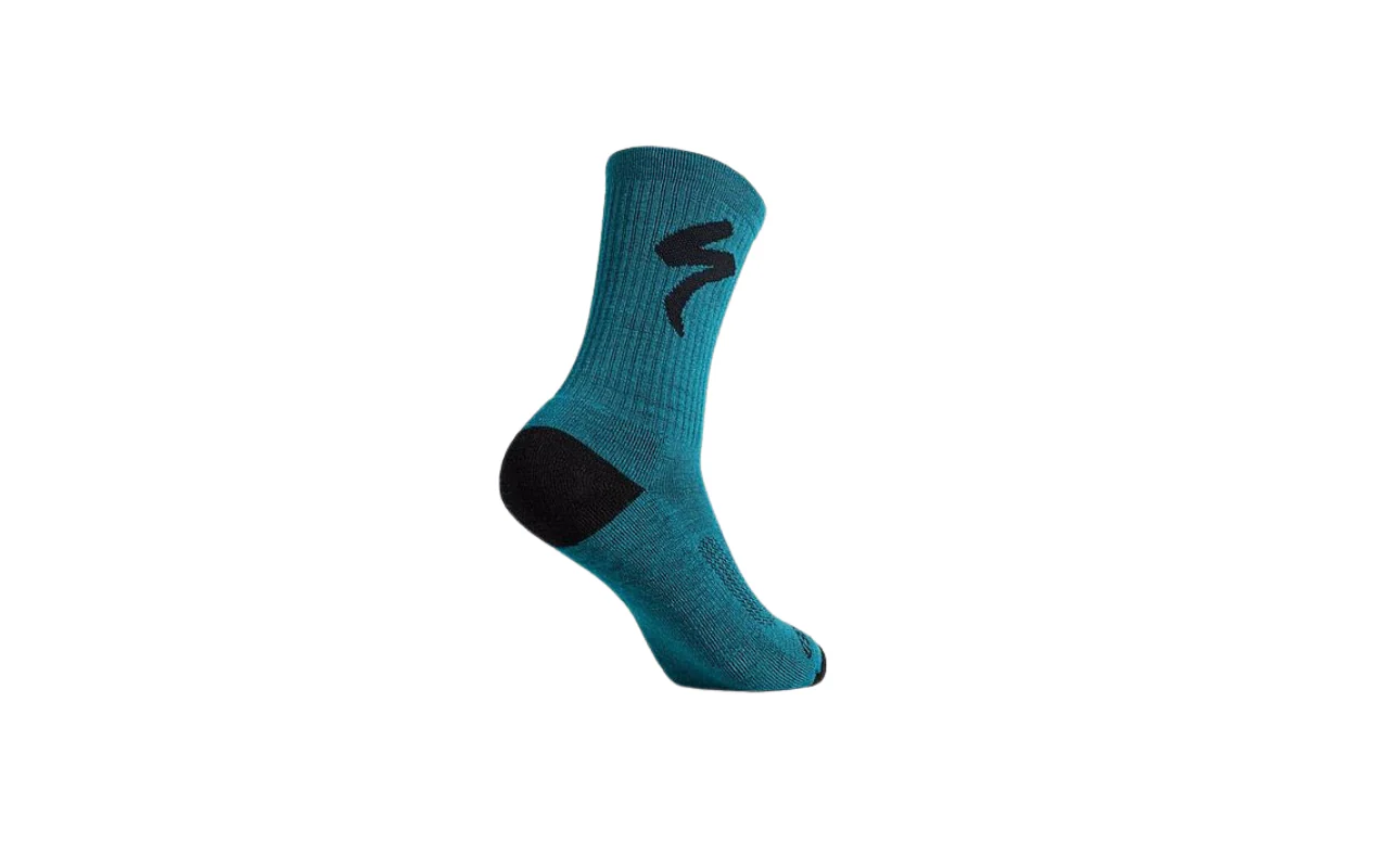 Merino Midweight Tall Logo Socks - Image 4