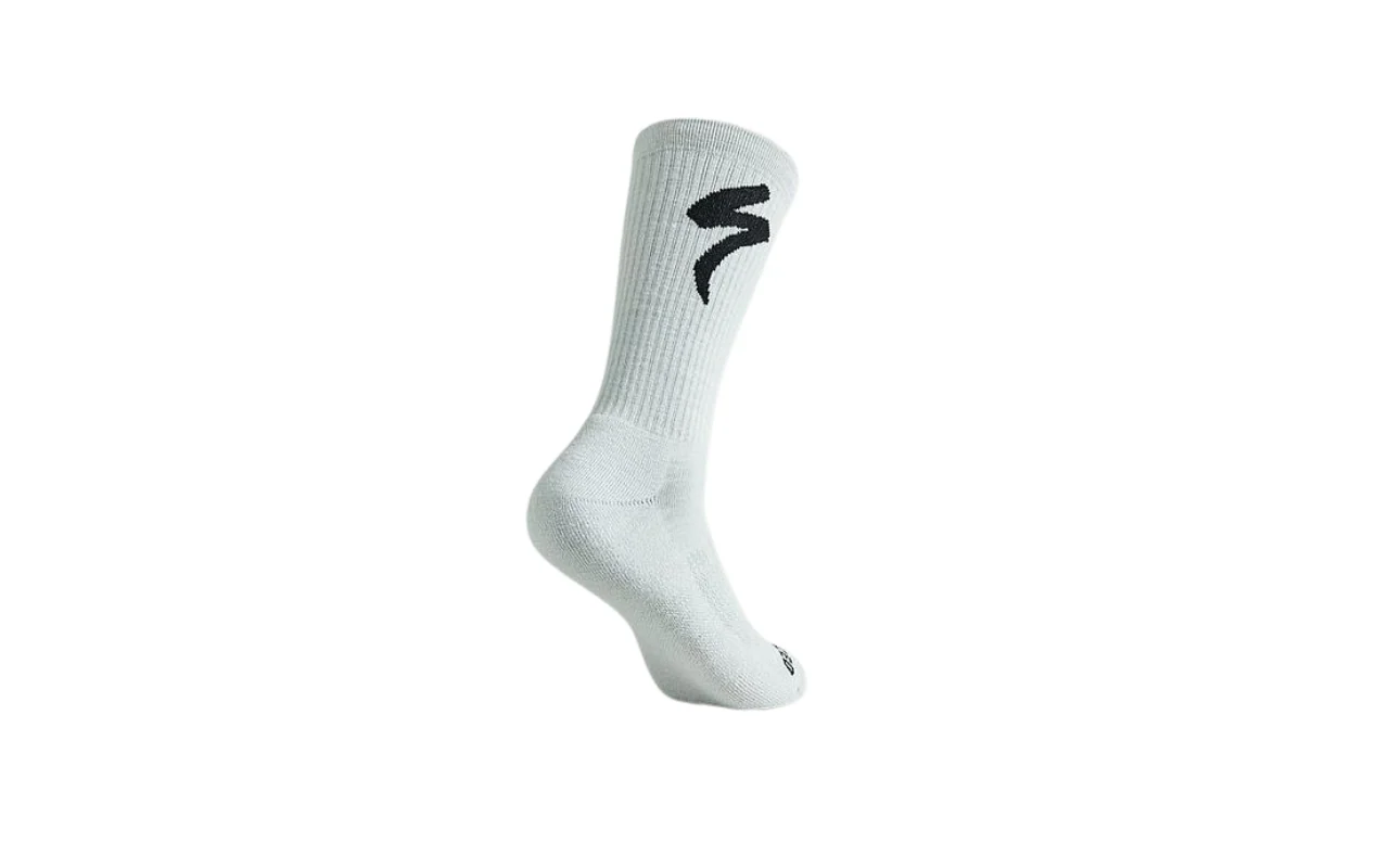 Merino Midweight Tall Logo Socks - Image 6