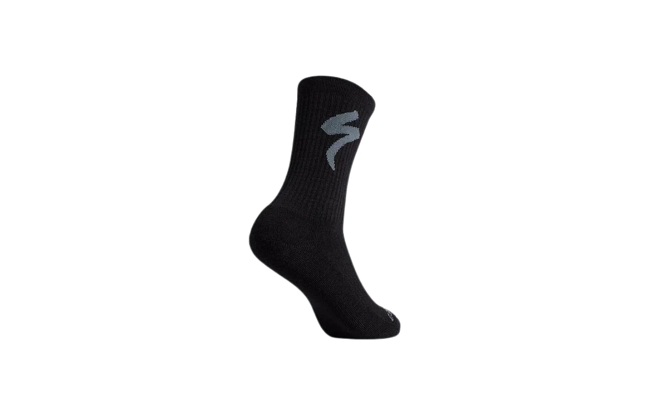 Merino Midweight Tall Logo Socks - Image 7