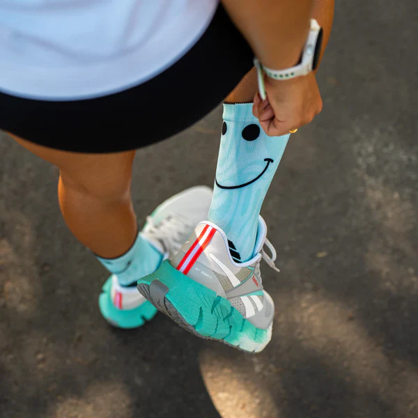 Versus Bubblegum Smile Active Crew Socks - Image 3